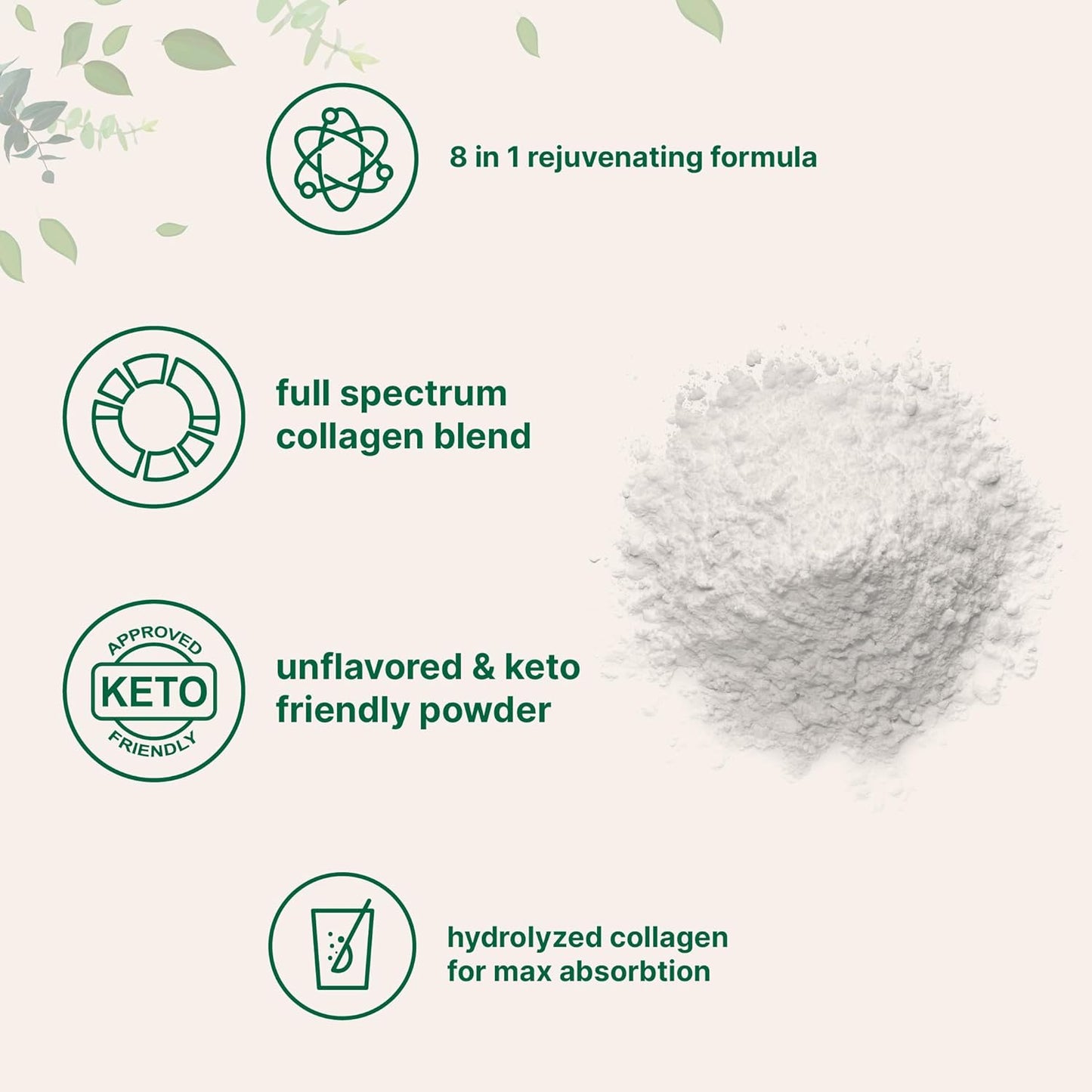 Péptidos de Colágeno Múltiple en Polvo 454 g