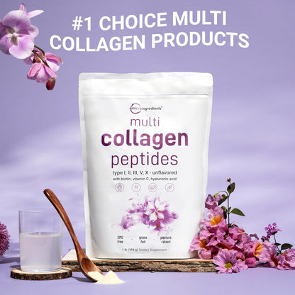 Péptidos de Colágeno Múltiple en Polvo 454 g