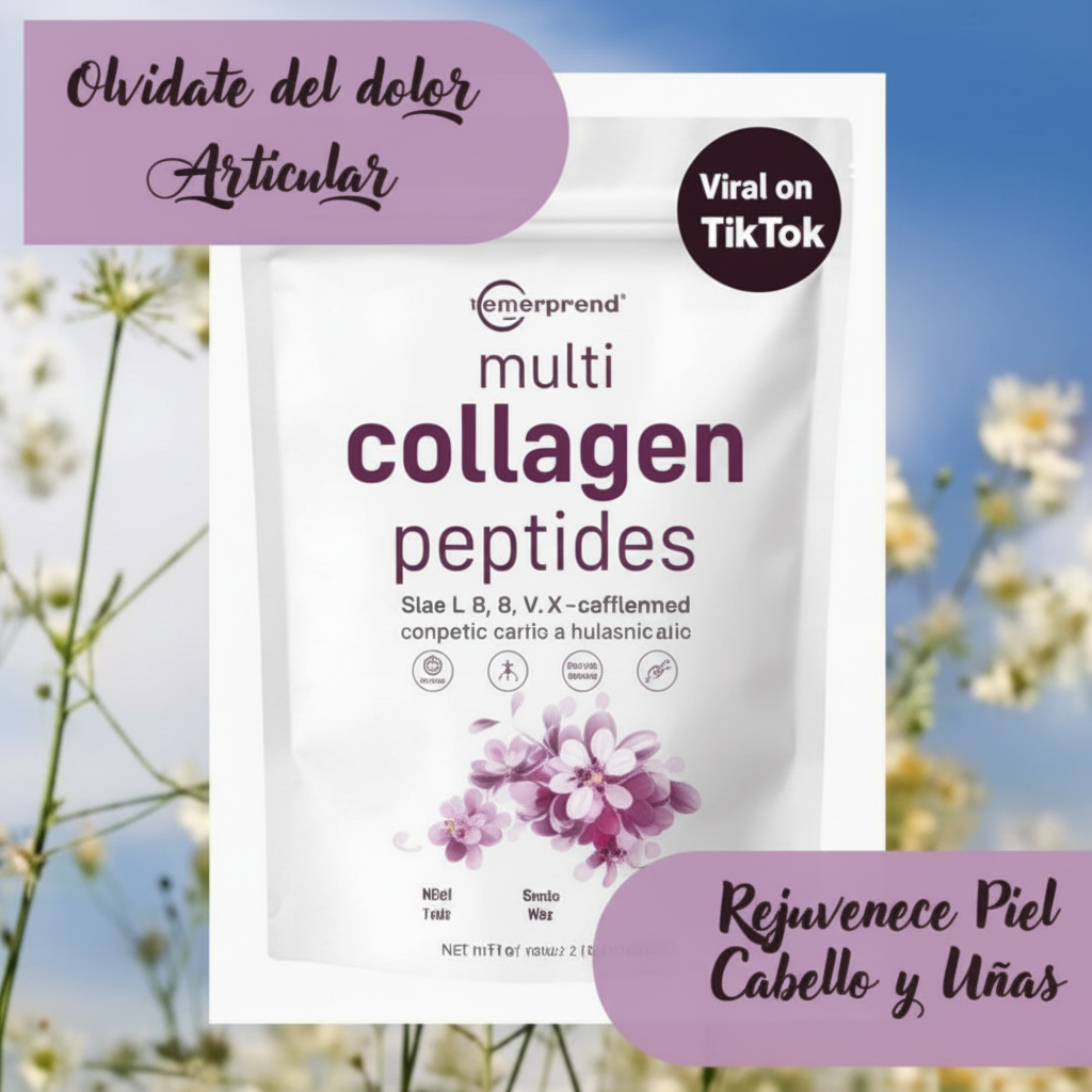 Péptidos de Colágeno Múltiple en Polvo 454 g